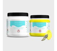 Resin Pro I-GUM 200 Gr Caoutchouc silicone en pâte, non toxique, bi-composant (1:1), Jaune- Pour Moulage d’objets et créations artistiques.