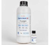 Resin Pro Liquid Mold : caoutchouc de silicone liquide (525 g) pour créer des moules pour époxy, polyuréthane, cire, savon, plâtre, ciment - Dureté 20 Shore A