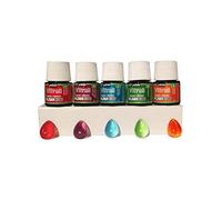 Resin Pro Pebeo Lot d'une Magic Cristal 5 couleurs transparentes pour résine