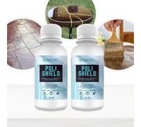 Resin Pro Poli-Shield vernis polyuréthane anti-rayures bi-composant pour polir et protéger vos surfaces, Vernis polyuréthane brillant (GLOSS 100 A et B 500 gr)