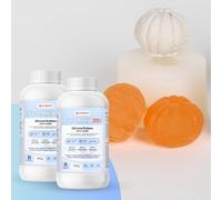 Resin Pro® Pure Mold - Caoutchouc Silicone Liquide 500 Gr Translucide 1:1 Rapide - Création de Moulages en Résine Époxy, Polyuréthane, Cire, Savon, Plâtre - Dureté 20 Shore A - 100% Fabriqué en Italie