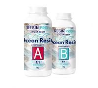 RESIN PRO Résine époxy Ocean pour créer des effets d'art océanique, résine époxy transparente haute densité et résistante à l'humidité, résine époxy parfaite pour vos créations ! (2kg)