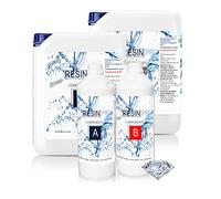 RESIN PRO Resine Époxy Tres Liquide ‘LIQUIDISSIMA’ 320 Gr Pour Créations Bijoux, Objets De Decoration - Ultra Transparente - Resine liquide pour moules très détaillés et inclusions.