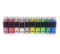 Resin Pro Sahara Set de 10 Pigments de Couleurs Pastels en Poudre de Mica pour Colorer les Résines, les Silicones et les Peintures - Multicolore - 100% fabriqués en Italie.