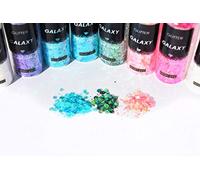 Resin Pro Set 10 Galaxy Glitter Paillettes holographiques pour création résine, DIY, Bricolage Home Décoration, Nail Art