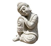 Resin Resting Buddha Statue, Sleeping Buddha Figurine For Zen Decor | Premium resin material with serene Zen design, crafted for home meditation spaces, fits for tables B