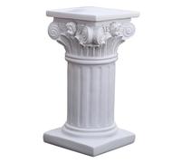 Resin Roman Pillar Decoration - Table Centerpiece Classic Architecture Figurine, Greek Column Sculpture | Vintage Style Display Ornament Elegant Desktop Accent Artistic Craft Piece For Holiday Din