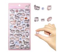 Resin Stickers, Strong Adhesive Animal Theme Decals for Scrapbooks or Crafts, Cute Durable Stickers for Kids, Family, Planner, Fridge, Home, Car, Water Bottle, Indoor or Outdoor Decoration