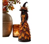 Resin Witch Figurine | Seasonal Table Centerpiece | For Home Office