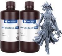 Résine 3D Anycubic, disponible en différentes couleurs, haute précision pour l'impression LCD, Grey-2 kg