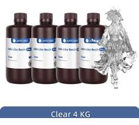 Résine 3D Anycubic, disponible en plusieurs couleurs, haute précision pour l'impression LCD, Clear-4kg