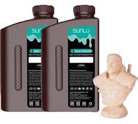 Résine 3D lavable à l'eau, 1000g, faible odeur, nettoyage facile ,Water-Wasch Beige