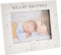 Résine Bambino Moi & Mon Frère Cadre photo 6 x 4 WD389 (Taille unique) (Blanc)