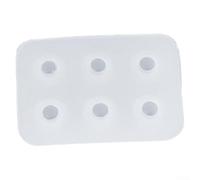 Résine de fabrication de bijoux compatible avec les systèmes de colle époxy et AB pour créer des perles cubiques et rondes (8 mm rondes (sans trous))
