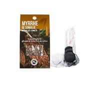 Résine de Myrrhe de Somalie à brûler + rouleau de 10 charbons