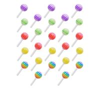 Résine Décorations Ongles pour Manucure, Lot 25 Pièces Bonbons 3d | Style Sucré et Coloré, Détails Brillants, pour Ongles Press-on et Doigts, Usage Salon ou DIY