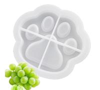 Résine d'empreintes de pattes - Boîte de rangement DIY | Moule en silicone - Moules en résine de pattes pour ranger de petits objets | Fabrication artisanale d'accessoires de bijoux | Moules en