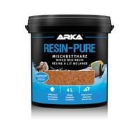 Résine échangeuse Aquarium - ARKA Resin-Pure 5 l - déioniseur pour Osmose Inverse - supprime 100 % TDS, silicates & nitrates - Eau Ultra Pure ~0,1 μS/cm - Filtre Recharge ionique