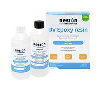 Résine époxy avec durcisseur, avec bloqueur UV, cristallin | 0.8KG | Ensemble de résine époxy, résine époxy, résine synthétique, résine de coulée de résine, résine époxy