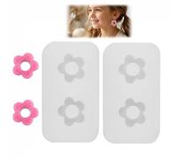 Résine Époxy Moule en Silicone Fleur avec Fleurs Creuses, 2 Pièces | Moule resine fleur, Mini Moules en Silicone pour DIY Bijoux, Boucles d’Oreilles, Colliers et Travaux Manuels