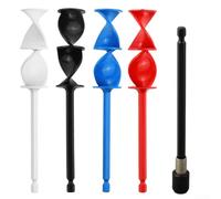 Résine Époxy Renforcé Bulles Résine Époxy Renforcé Bulles (5pcs set) | 4 pales standard, tige hex 6,35mm, pour idéal résine époxy, peinture visqueuse, vernis bois