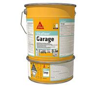 SIKA - Résine époxy Sikafloor Garage, Peinture de sol intérieur spécial garage, 6kg, Gris silex (proche RAL 7032)