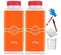 Résine époxy transparent avec durcisseur 300g - Kit de réparation PRV pour bateau, voiture, modélisme, construction de véhicules - Tissu roving inclus, Tissu de verre 160g/qm - BEKATEQ BK-170EP