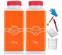 Résine époxy transparent avec durcisseur 900g - Kit de réparation PRV pour bateau, voiture, modélisme, construction de véhicules - Tissu roving inclus, Tissu de verre 160g/qm - BEKATEQ BK-170EP