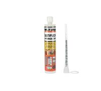 Résine de scellement chimique hybride ton pierre 300ml - ULTIMA - CCAF02 P