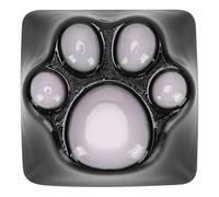 Résine Keycap Cherry MX, Griffe de Chat Vert Rose Noir | Touche artisanale mignonne, Capuchon clavier mécanique rétroéclairé, Clavier personnalisé kawaii