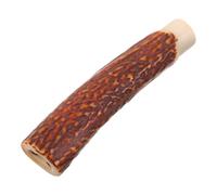 Résine Manche de Couteau 4,7 Pouces Imitation Bois de Cerf Marron | Aspect Bois , Motif Corne, Usage la Cuisine et Bricolage, Confort Ergonomique, Résistant à L'usure