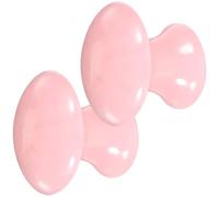 Résine Outil de Massage Facial Forme Champignon Rose, 2 Pièces | Massage Doux Multi-usage, Prise en Main Facile, Design Ergonomique, Usage Maison, Présent