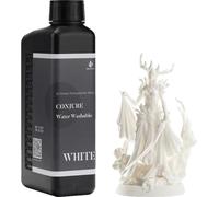 résine photopolymère pour imprimante 3D, lavable à l'eau, haute précision, blanc-1kg