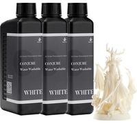 résine photopolymère pour imprimante 3D, lavable à l'eau, haute précision, blanc-3kg