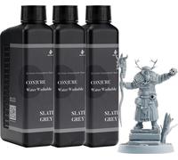 résine photopolymère pour imprimante 3D, lavable à l'eau, haute précision, gris ardoise-3kg