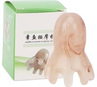 Résine pieuvre forme de massage peigne portable tête cuir chevelu point d'acupuncture pour les soins brosse à cheveux