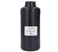 Résine pour imprimante 3D, photopolymère à durcissement UV, faible retrait, haute résistance, 1000 ml, résine d'impression pour grands modèles avec source de lumière de 365 à 405 (Blanche)