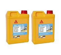 Résine SIKA Imper Mur - Anti-salpêtre, anti-moisissures - 2L (Lot de 2)