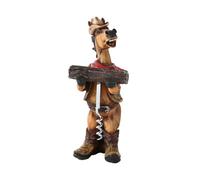 Résine Tire-bouchon à Vin Cheval Décoratif pour Usage Domestique | Style Western Compact, Opération Pratique Table, Idée Présent, Allure, Forme Cheval