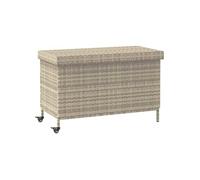 Resine tressee salon de jardin gris