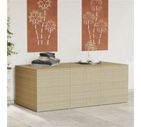 Resine tressee Vidaxl salon de jardin beige beige G