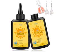Résine UV - 200 g de colle transparente - Résine époxy durcissante aux ultraviolets améliorée pour la fabrication de bijoux, l'artisanat en résine - Colle UV à faible odeur pour moulage, moules en