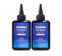 Résine UV, formule améliorée 200g résine UV à durcissement rapide à faible viscosité avec kit de résine transparente pour la fabrication de bijoux, la fonderie, le revêtement et le bricolage
