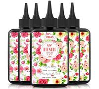 Résine UV Transparente 500g, Resine uv pour Bijoux Artisanat d'art DIY Cristal Clair Résine Epoxy uv Durcissement Rapide