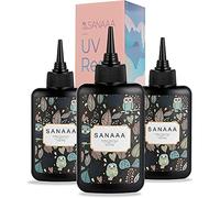 Résine UV Transparente, Résine de Durcissement Solaire UV Transparente pour La Fabrication de Bijoux à Bricoler (300g)