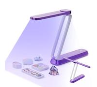 Resiners Lampe UV sans Fil et Rechargeable, Utilisation en 3 en 1, Lampe Noire UV LED Repliable, Fournitures pour Arts et métiers pour moules de, Fabrication de Bijou, Violet
