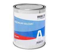 RESION Gelcoat transparent polyester - 0,85 kg - Protection des fibres de verre, finition brillante, résistant à l'eau et aux produits chimiques