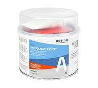 RESION Mastic polyester fin - 250 grammes - Mastic de finition à 2 composants pour surfaces étanches, remplissage et lissage des irrégularités - 0,25 kg