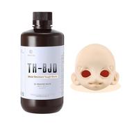 RESIONE Résine BJD résistante à l'usure - Résine d'imprimante 3D non jaune en plusieurs couleurs BJD - Résine 3D avec résistance à la fissuration à long terme pour impression 3D (Rose crème)