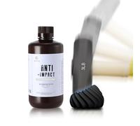 RESIONE Résine haute résistance anti-impact à faible absorption d'eau, Résine non cassante à long terme semblable au nylon qui convient à l'impression de pièces à pression ou mobiles (Noir 1kg)